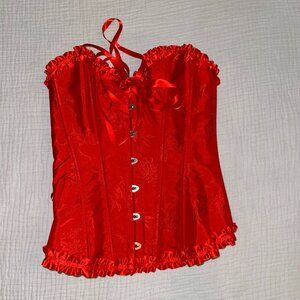 Amazon red corset (small)